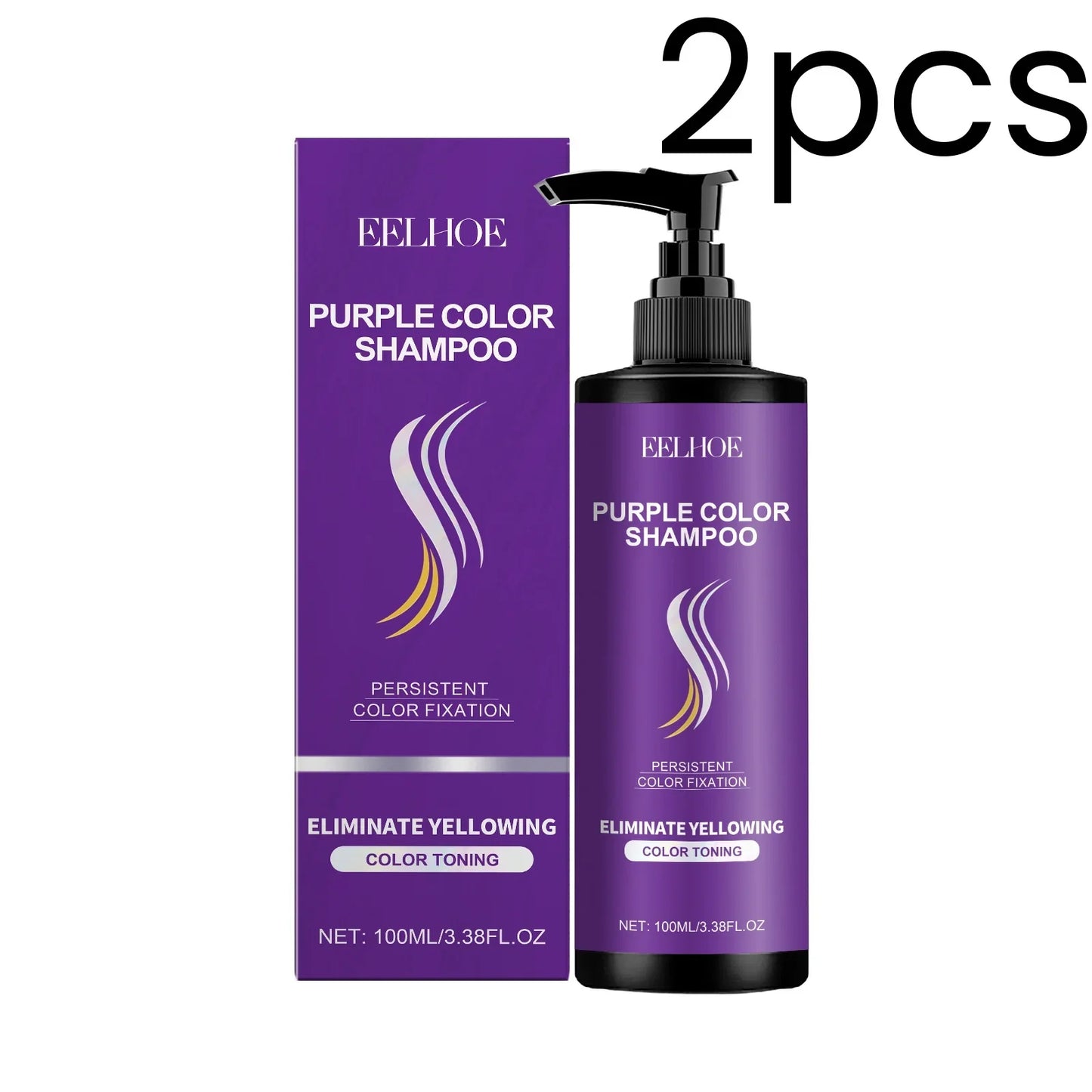 EELHOE Purple Toning Shampoo – Color Care & Moisture 100ml