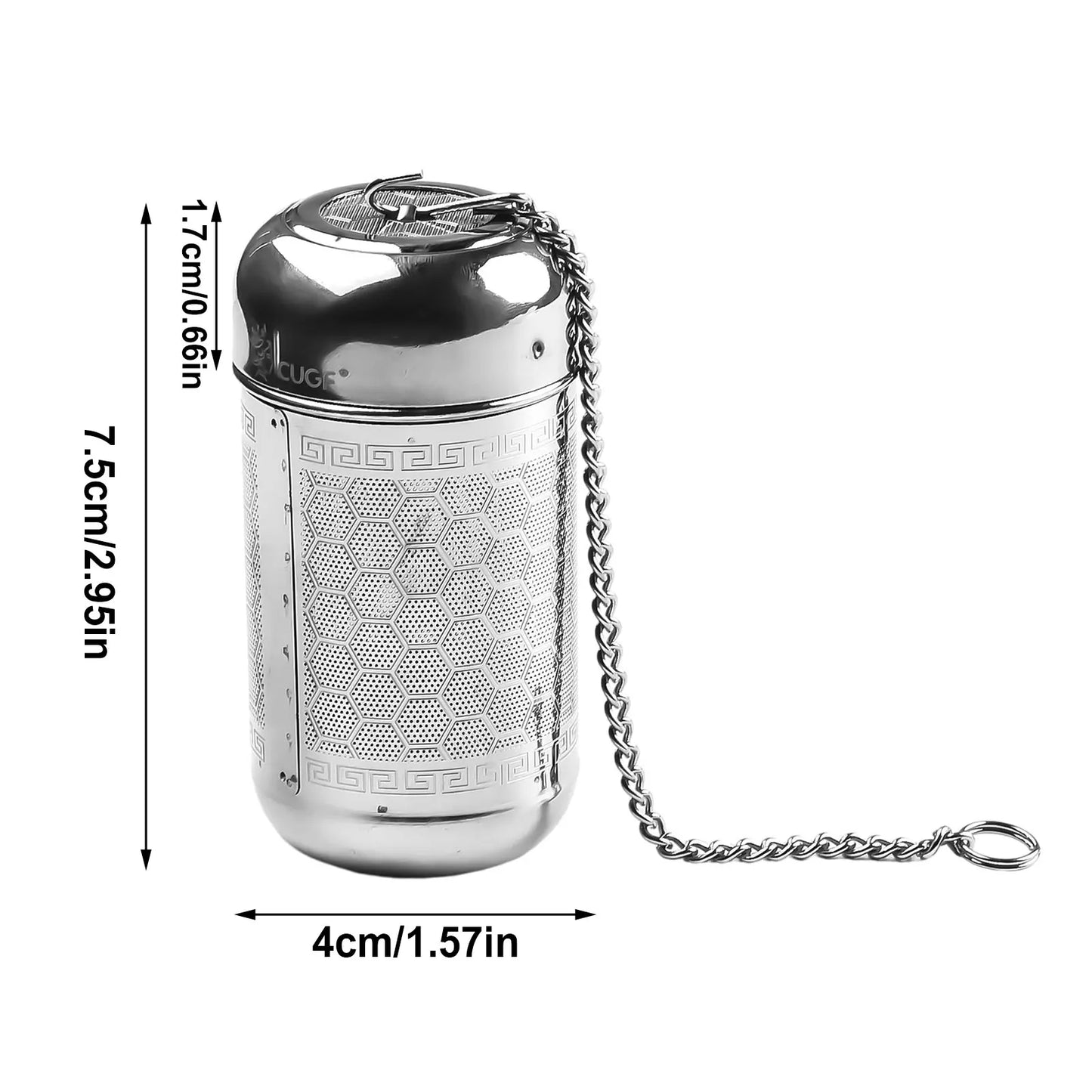 Stainless Steel Tea Infuser Ball – Fine Mesh Loose Leaf Strainer