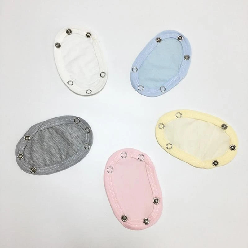 5-Pack Baby Romper Crotch Extender – Snap Button Bodysuit