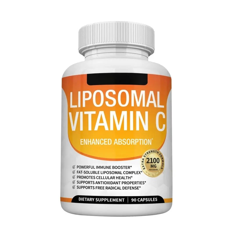 Liposomal Vitamin C 2100mg Vegan 90 Capsules | MCT Sunflower