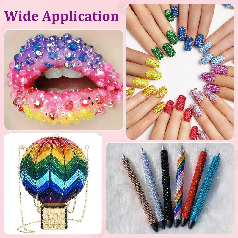 Crystal Rhinestone DIY Kit – Nail Art & Phone Case Décor