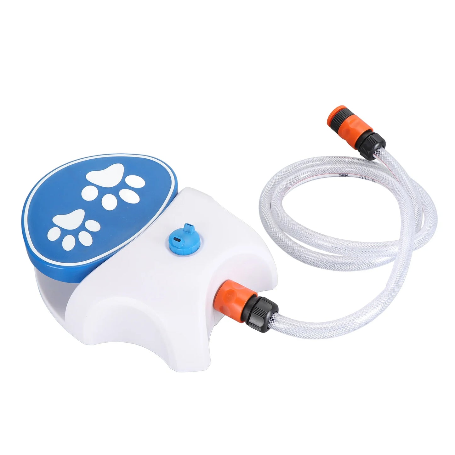 Outdoor Dog Water Fountain Convenient 2 Water Dispensing Modes Leakproof Easy Connection Dog Foot Step Water Feeder for Lawn Peaceful Pleasures Health and Wellness