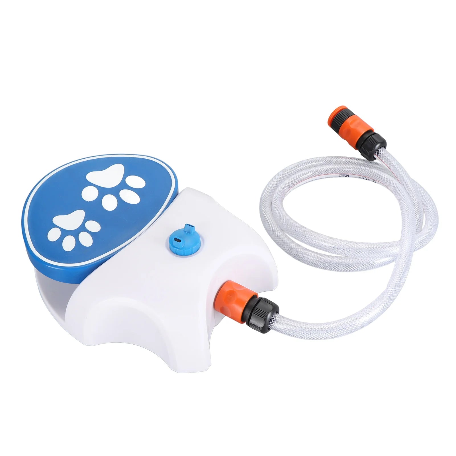 Outdoor Dog Water Fountain Convenient 2 Water Dispensing Modes Leakproof Easy Connection Dog Foot Step Water Feeder for Lawn Peaceful Pleasures Health and Wellness