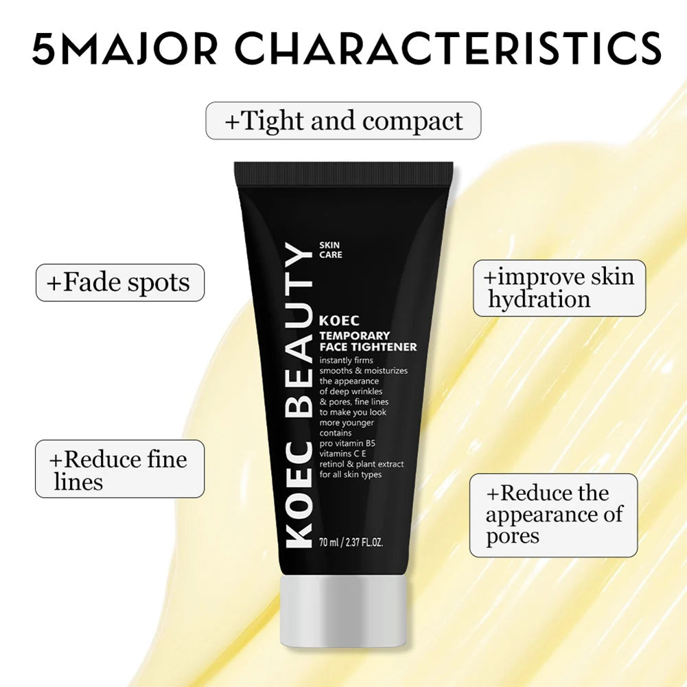Face Tightener To Firm Smoothing Fine Lines Instants Firm Temporary Face Tightener Lifting Skin Face Moisturizer For Women Peaceful Pleasures Health and Wellness