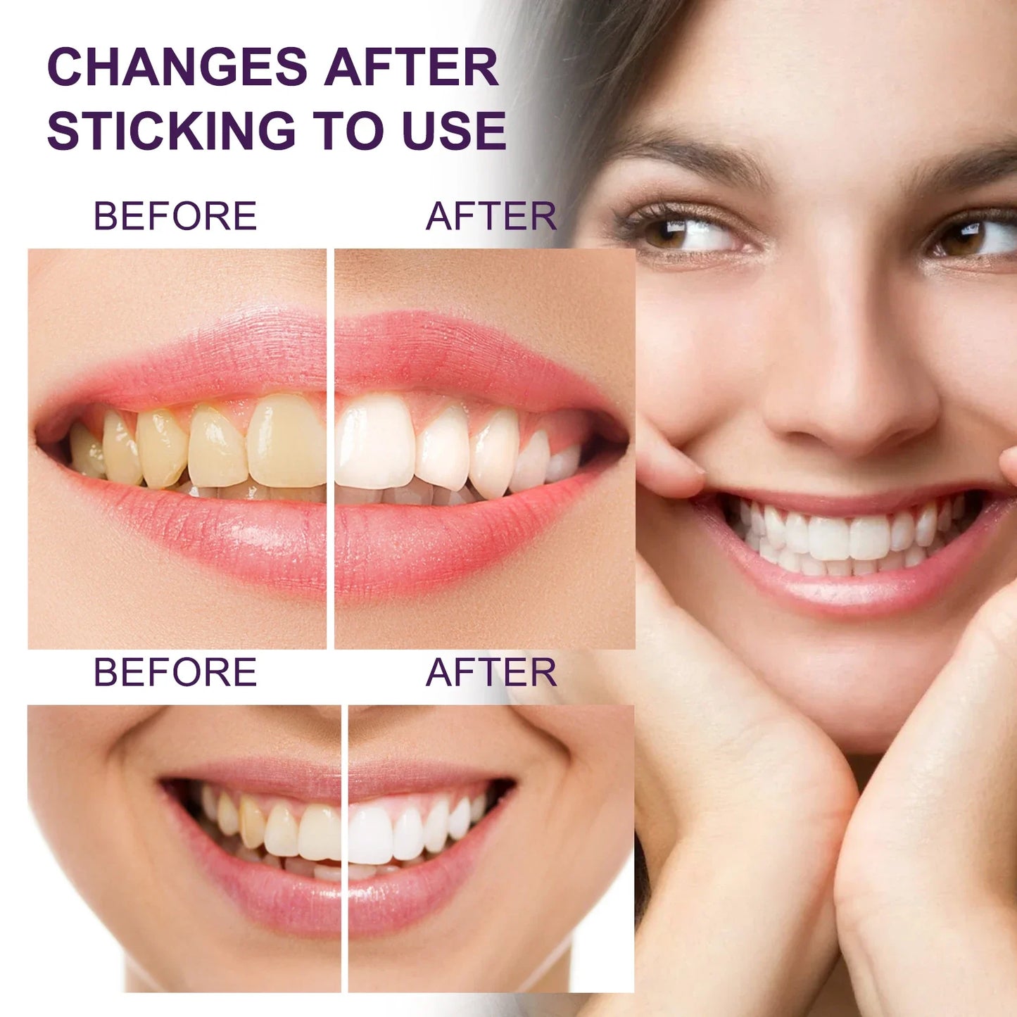 V34 Purple Toothpaste – Whitening & Stain Removal