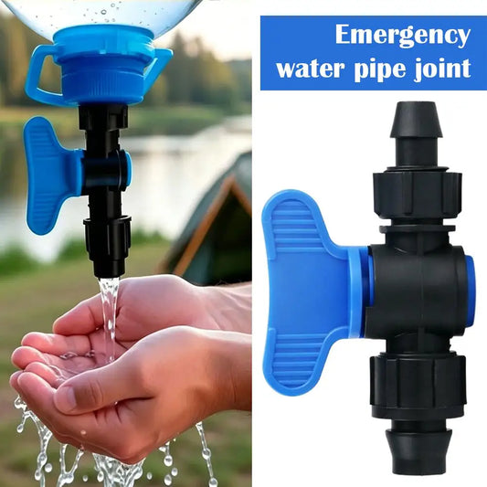 PE Pipe Bypass Valve Plastic Switch Valve for Micro Spray Drip Irrigation System Water Pipe Connector Drip Irrigation System Peaceful Pleasures Health and Wellness