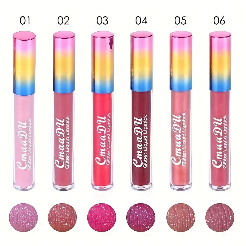 Cmaadu Shimmer Glitter Lip Gloss – Plumping, Waterproof & High Shine