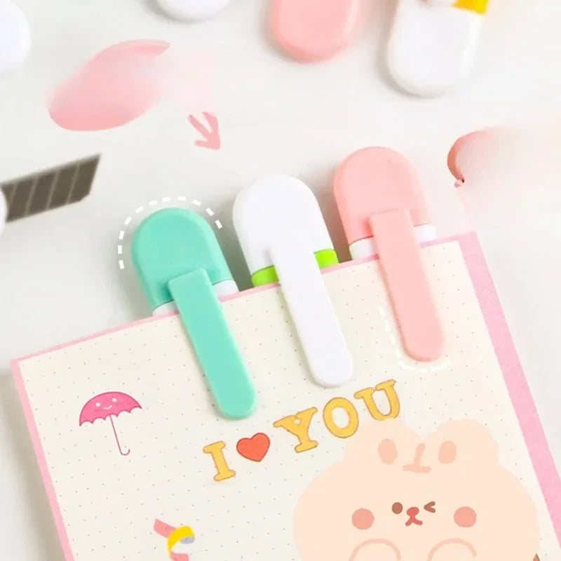 Mini Cartoon Utility Knife | Portable Cutter for Crafts & Unboxing