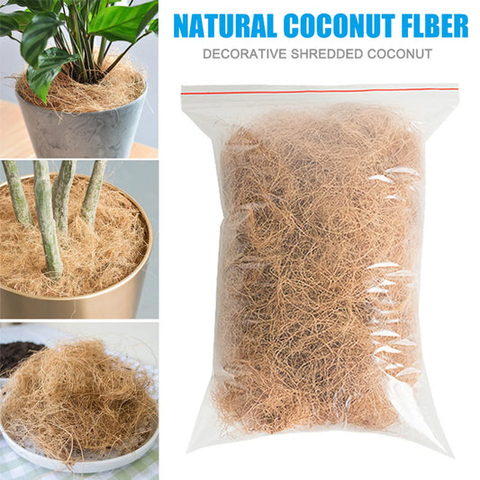 Dust-Free Planter Coconut Fiber Insect-proof Plants Fiber for Garden Enthusiasts Lovers Peaceful Pleasures Health and Wellness