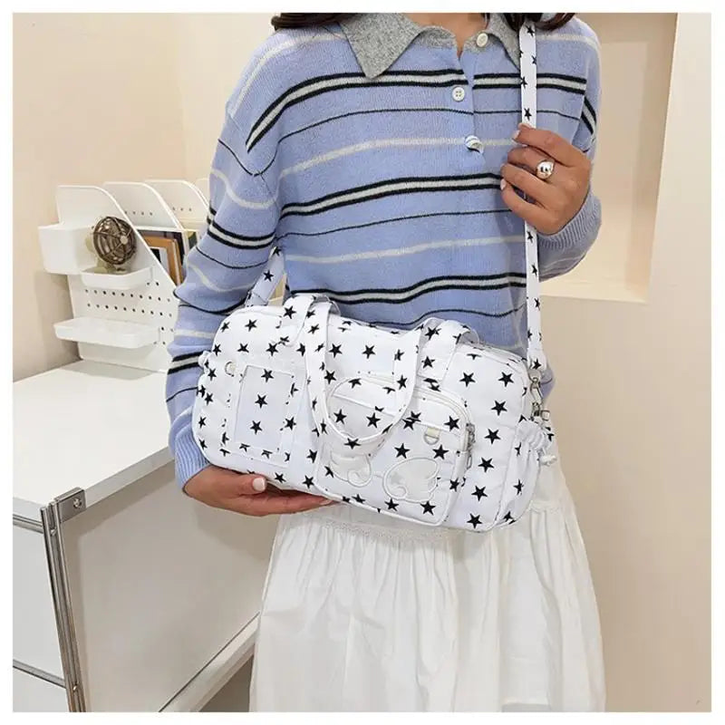 Women's Large Capacity PU Leather Crossbody Shoulder Bag