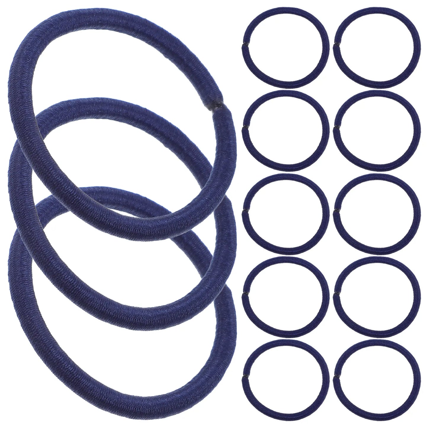 50Pcs Nylon Hair Bands High Elasticity Ponytail Holder Metal Free Rubber Bands for Adults Kids Stretchy Hair Rope Peaceful Pleasures Health and Wellness Default Title