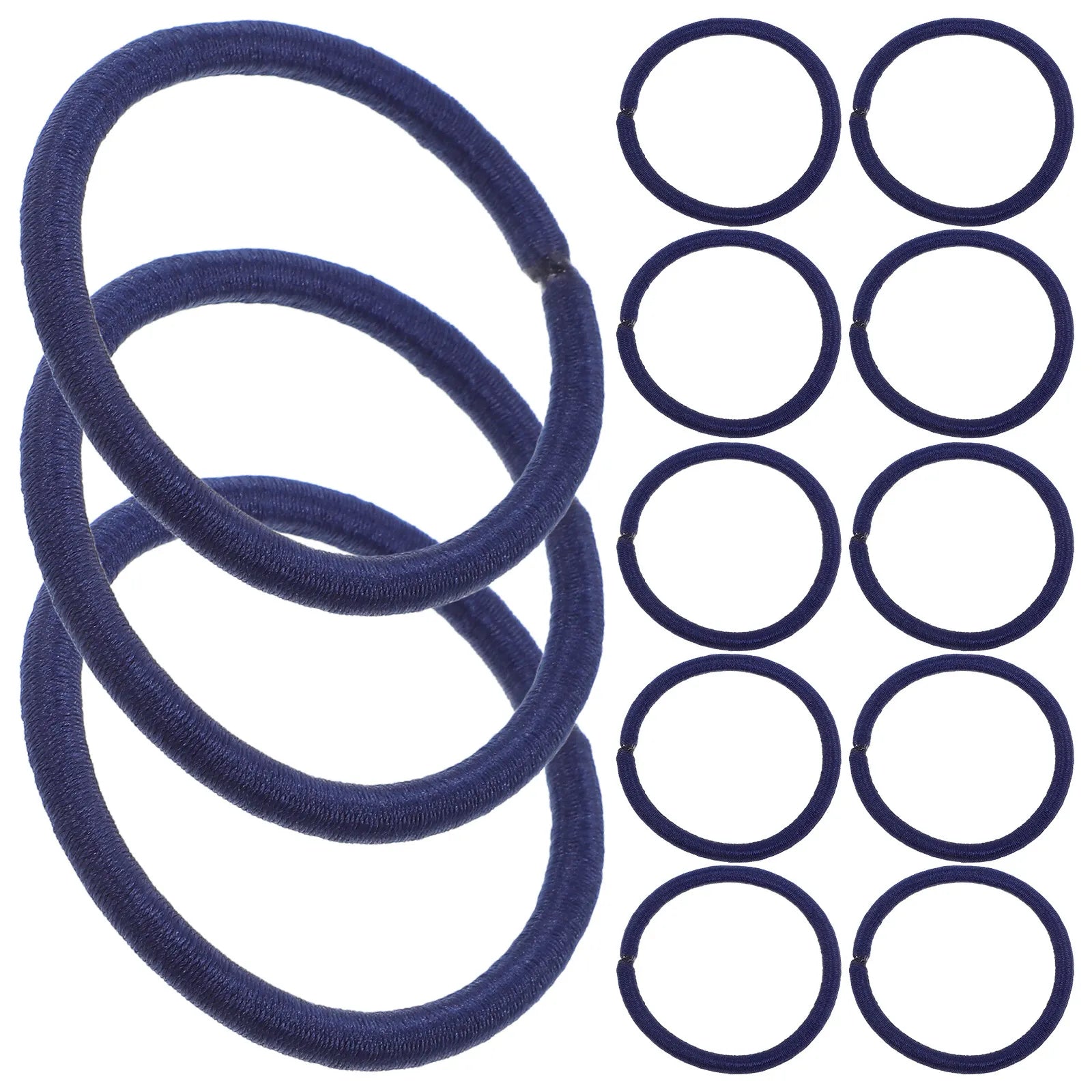 50Pcs Nylon Hair Bands High Elasticity Ponytail Holder Metal Free Rubber Bands for Adults Kids Stretchy Hair Rope Peaceful Pleasures Health and Wellness Default Title