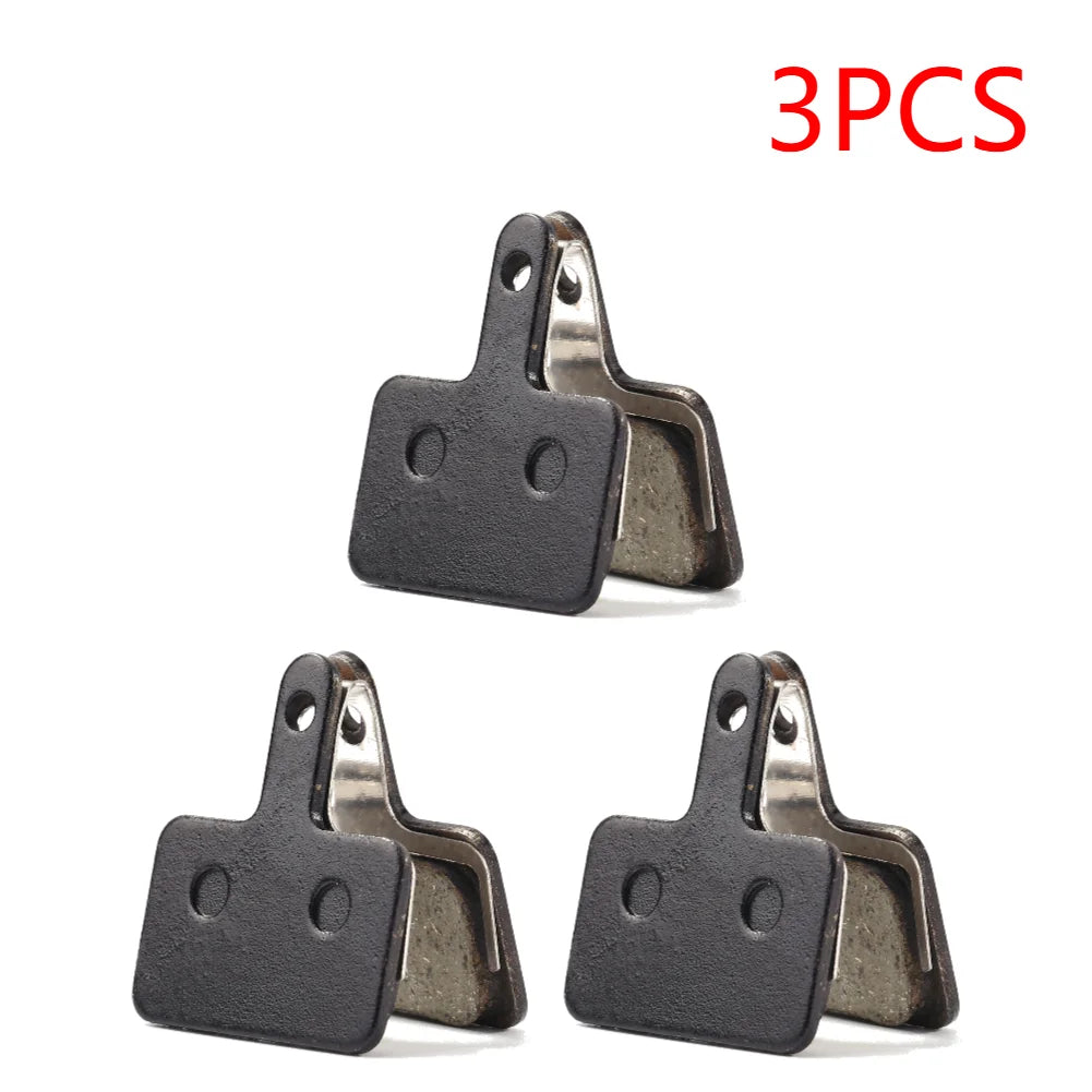 1-8Pairs Resin Bicycle Disc Brake Pads for Shimano B01S MT200 M400 MT500 M315 M525 M475 M495 M515 M975 M355 M375 MTB Bike Part Peaceful Pleasures Health and Wellness 3PCS