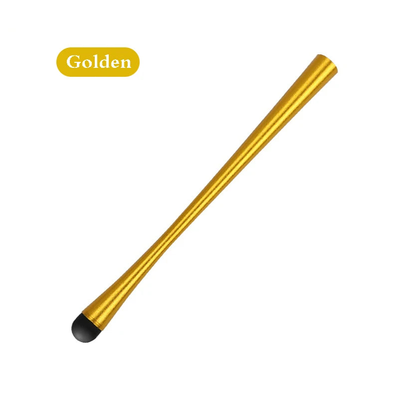 Touch Pen android Universal Stylus Pen Mobile Phone Touch Screen Accessory Metal Electrostatic Capacitive Pencil Tablet Iphone Peaceful Pleasures Health and Wellness Golden(1pcs)