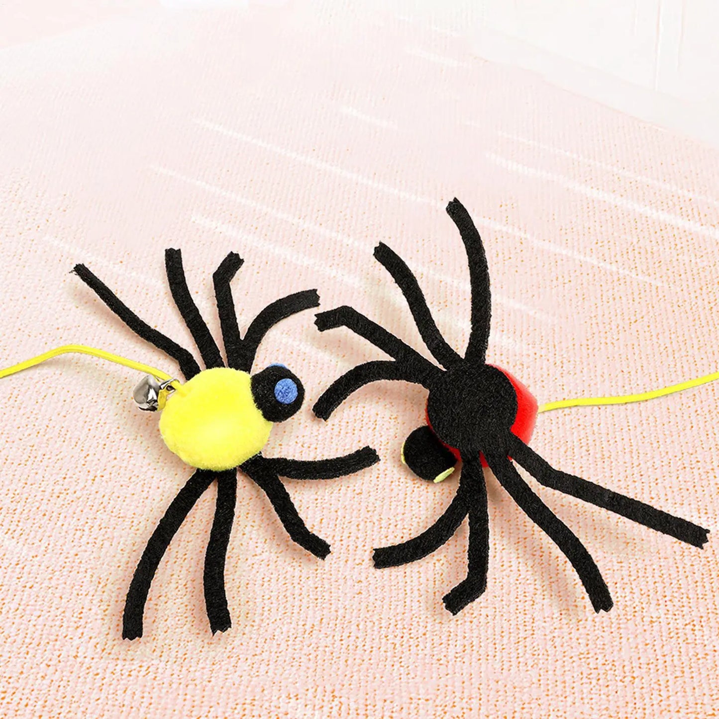 Door Frame Cat Toy – Interactive Spider Toy with Elastic String