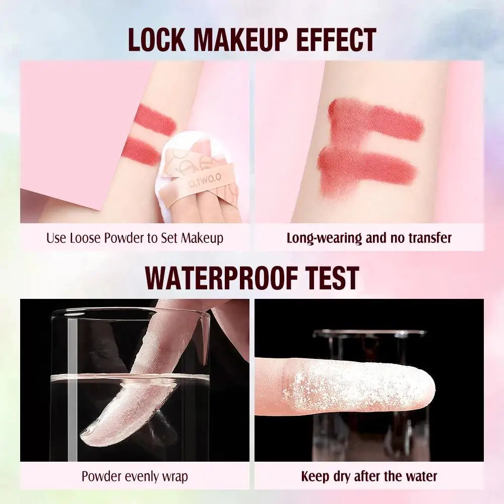 O.TWO.O Translucent Loose Setting Powder | Matte Finish 9g