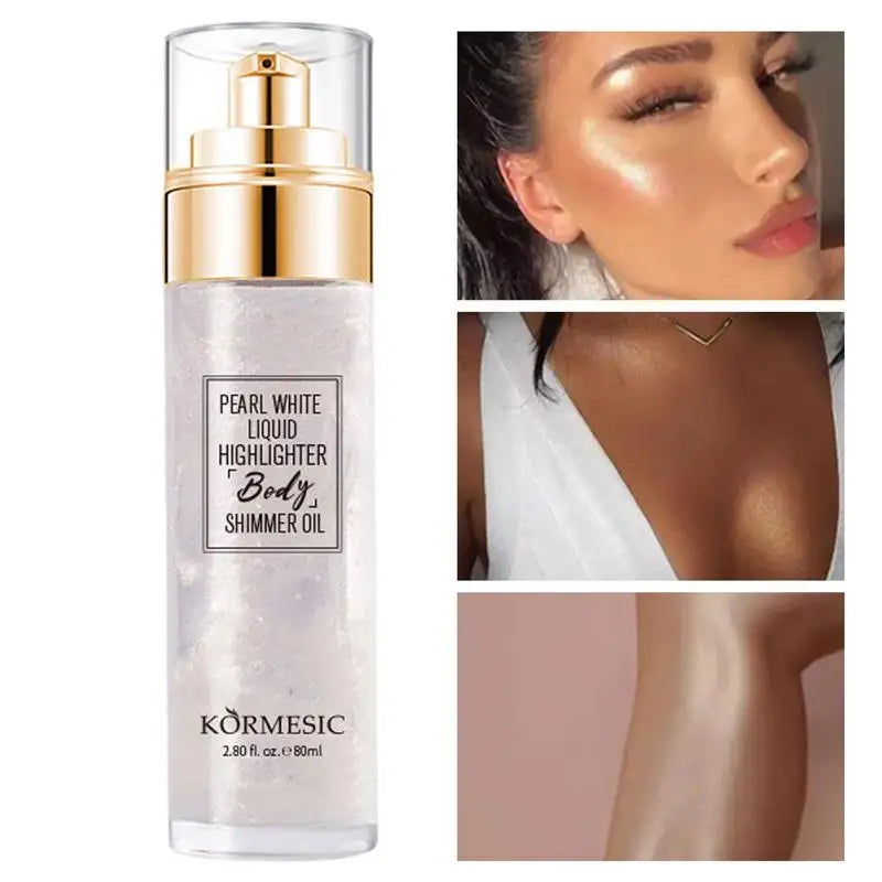 Body & Hair Glitter Spray – Shimmer Highlighter Makeup Mist