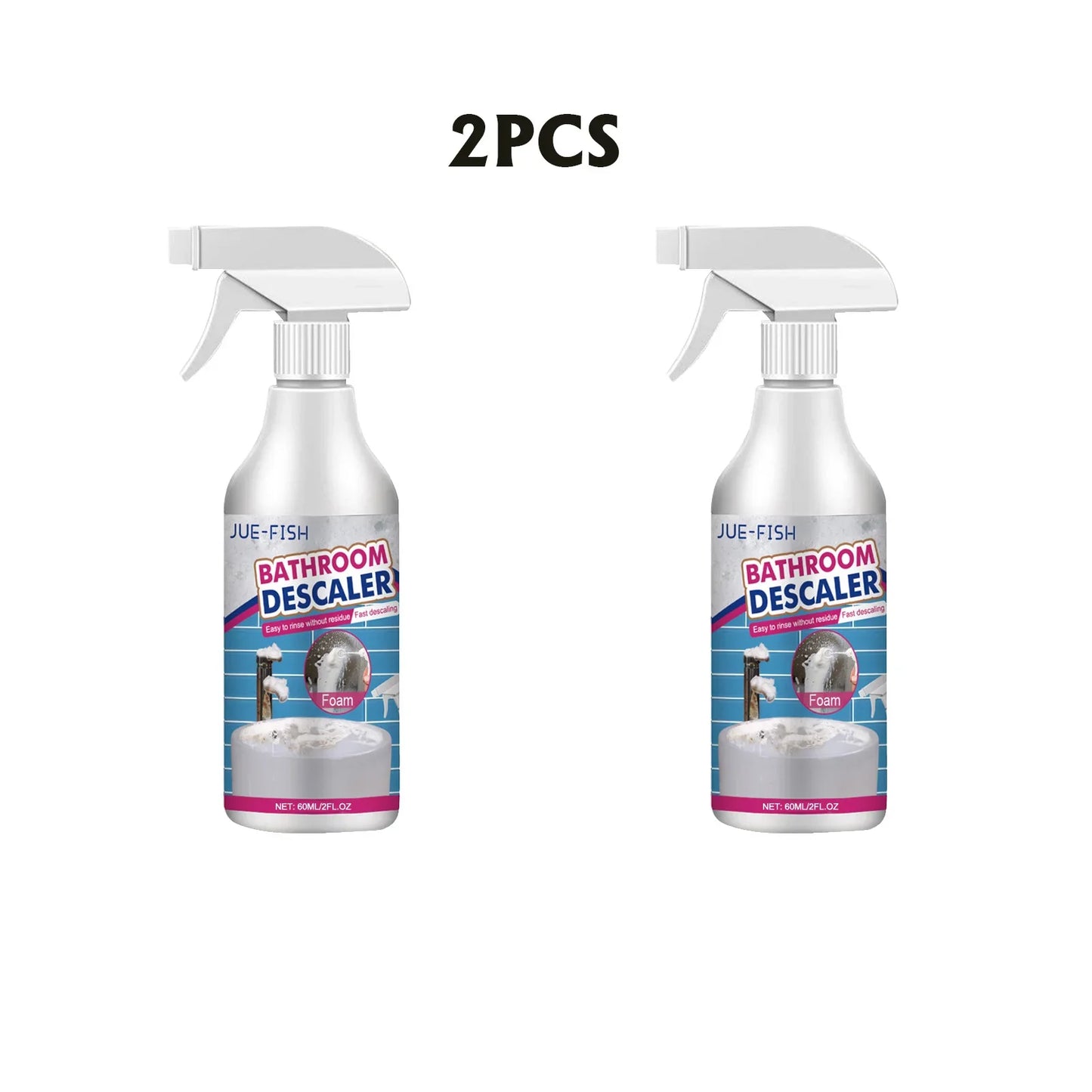 Jue-Fish Bathroom Scale Remover Deep Clean Spray 60ml