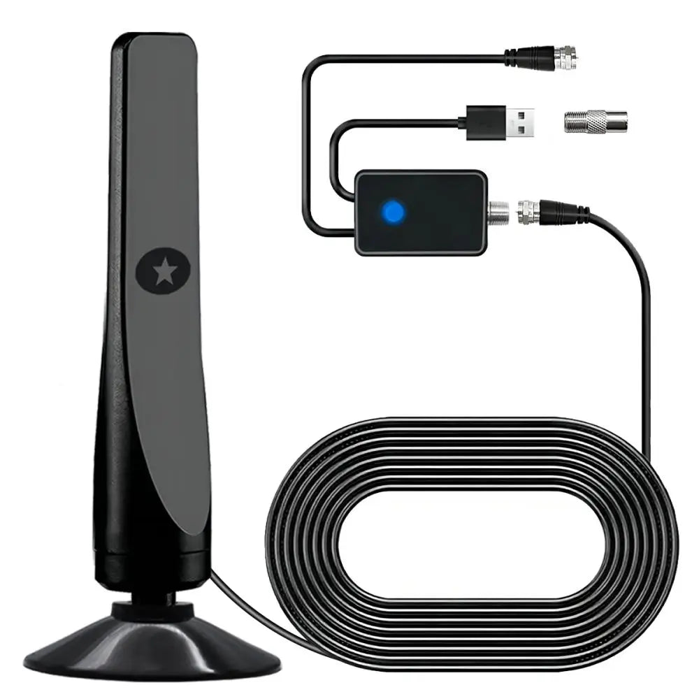 Indoor HDTV Digital Antenna – DTMB 1080p 50-Mile 20dBi