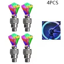 Rainbow Diamond Tire Valve Stem Light – Car Motorcycle Bike