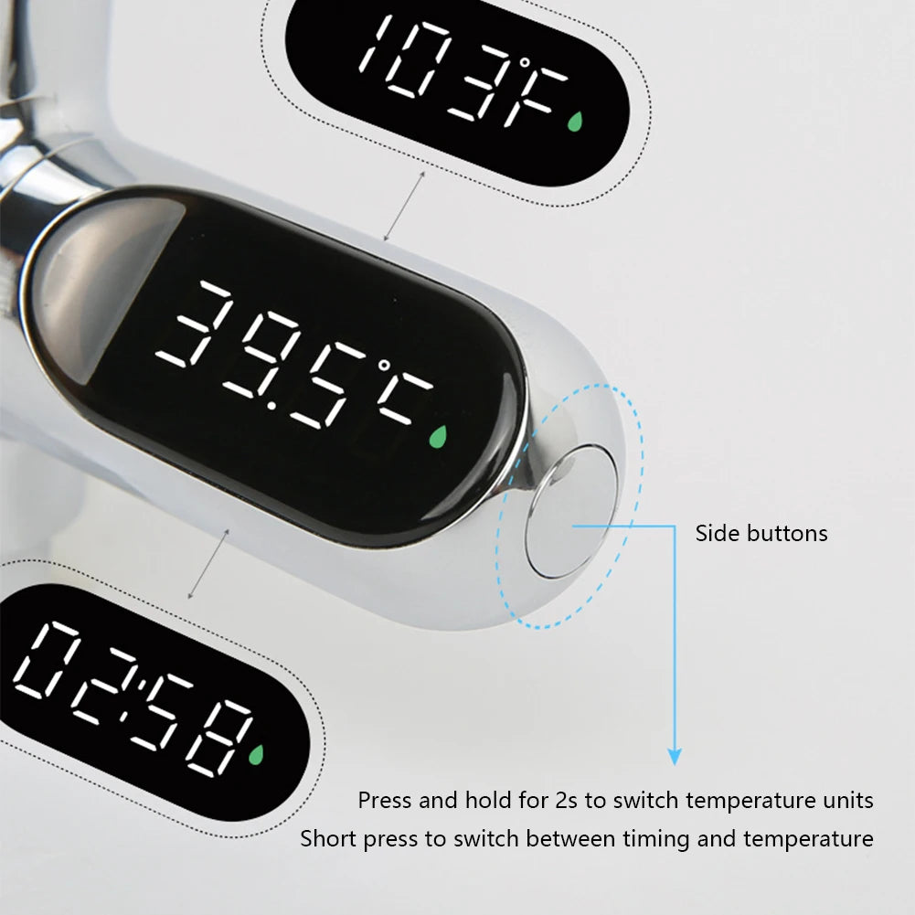 Baby Bath Water Thermometer – 360° LED Digital Faucet Monitor Baby Thermometer Peaceful Pleasures Health and Wellness