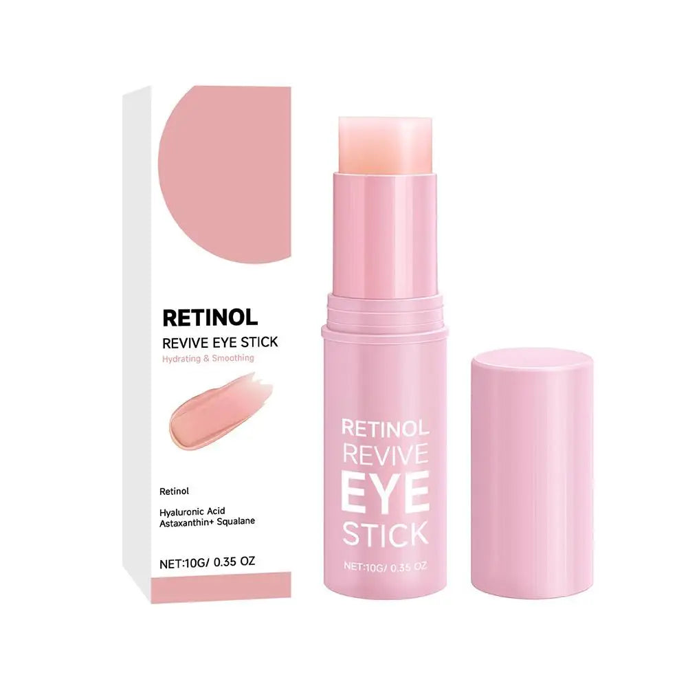 Retinol Eye Stick Firming Lifting Skin Care Soft Smooth Elimination Dark Circles Deep Hydrating Hyaluronic Acid Eye Cream Peaceful Pleasures Health and Wellness 1pcs
