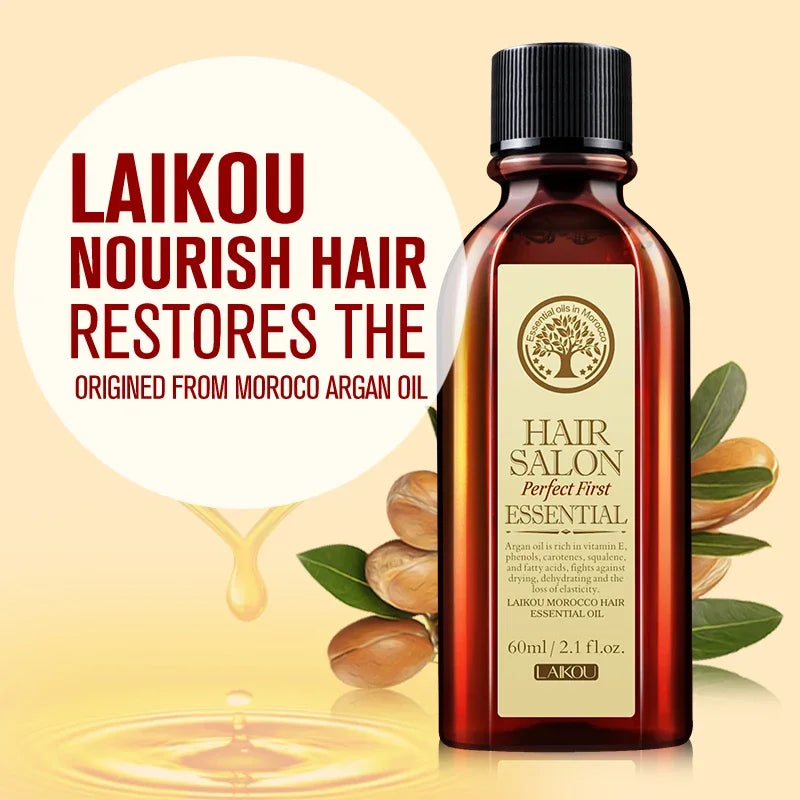 Laikou Argan Hair Oil – Anti-Hair Loss & Frizz Repair 60ml