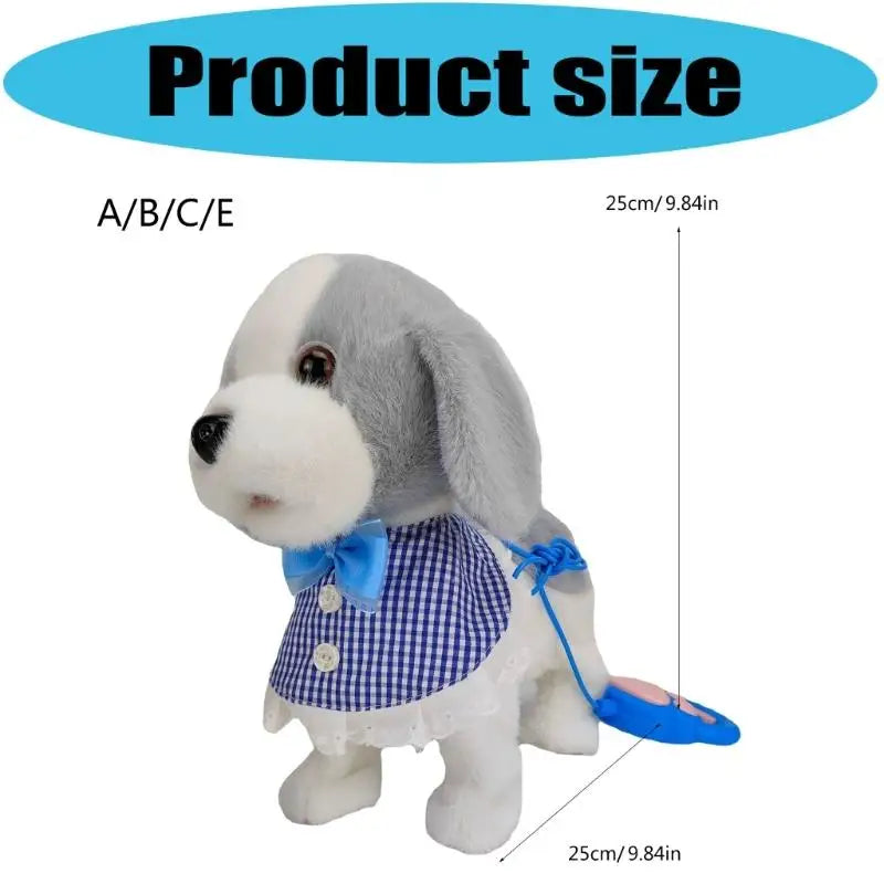 Remote Control Walking Singing Barking Electric Plush Dog Toy