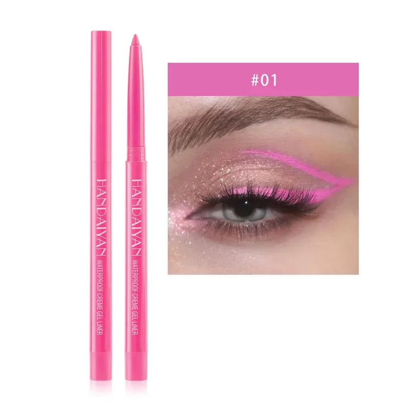 Handaiyan 20-Color Waterproof Matte Gel Eyeliner Pencil