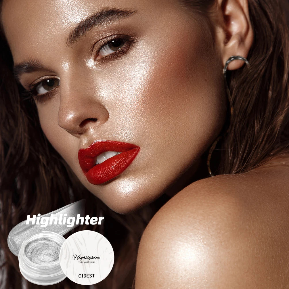 Sparkling Shimmer Highlighter Cream Gel Natural Pearlescent Glitter Face Contour Body Brighten Modify Outline Highlight Makeup Peaceful Pleasures Health and Wellness