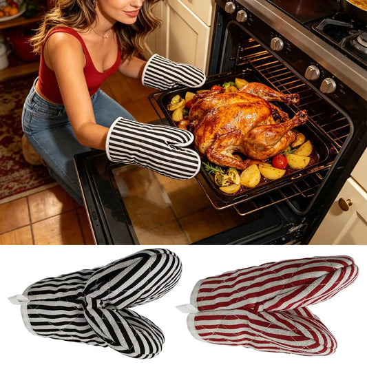 Heat-Resistant Oven Mitts – Anti-Scald Kitchen Gloves Oven Mitts Oasis Select