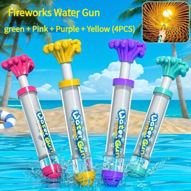 Push-Pop Firework Water Gun | Pool & Beach Party Toy