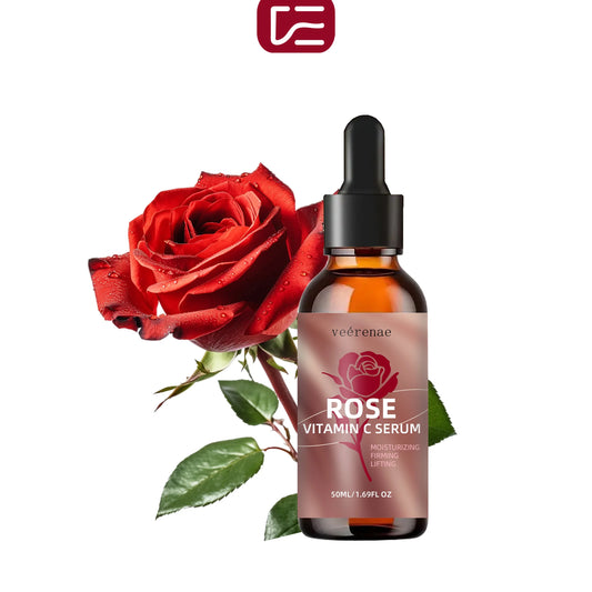veérenae Rose Vitamin C Face Serum – 24-Hr Hydration Vitamin C Face Serum Oasis Select