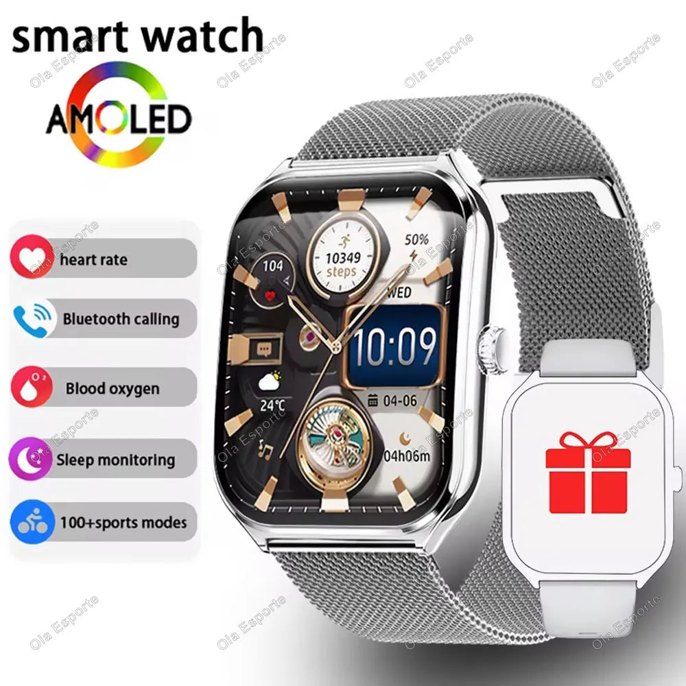 Ola Esporte 1.96" AMOLED Smartwatch | BT Calling & Fitness
