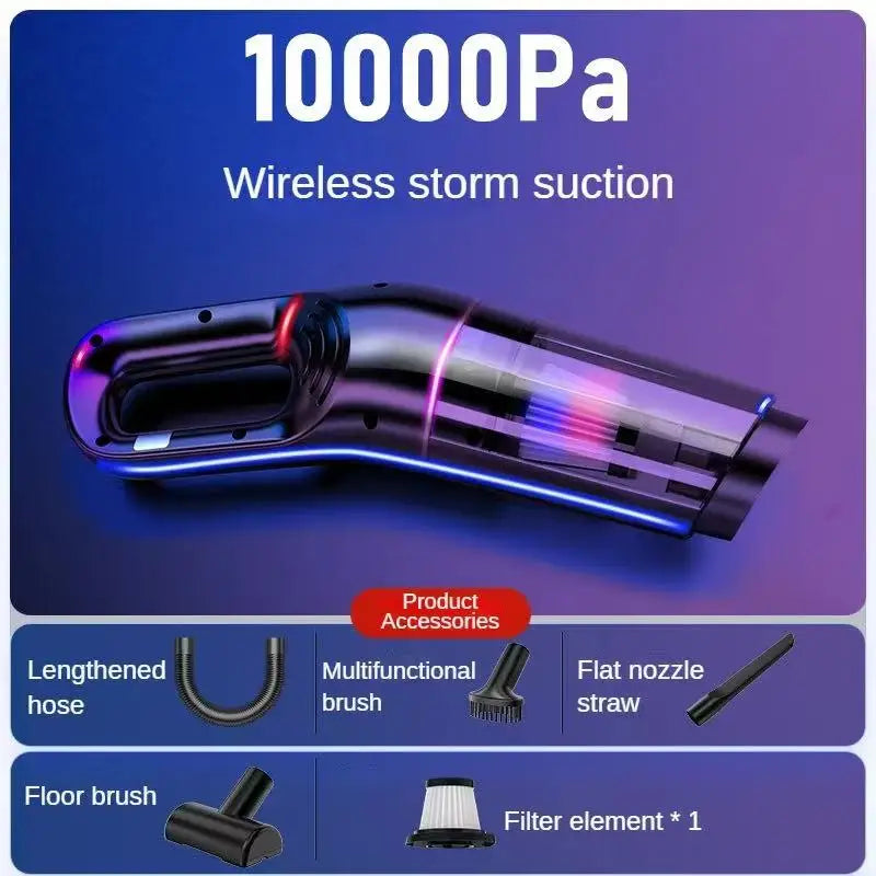 GUOHE Wireless Handheld Vacuum 120W – Car & Home Use