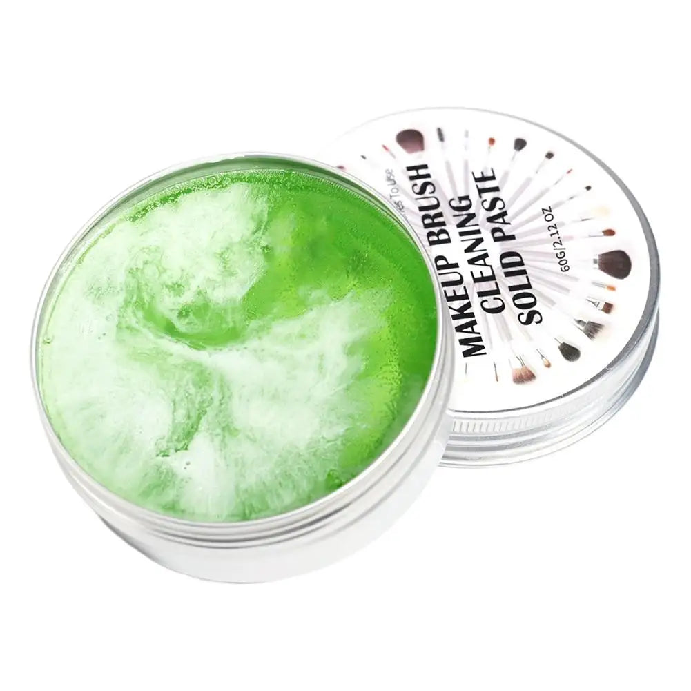 Makeup Brush Cleaner Soap with Silicone Mat – 60g/100g Peaceful Pleasures Health and Wellness F-60g