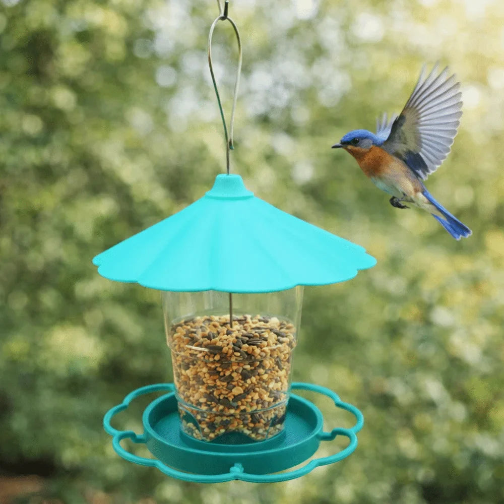 Gazebo Hanging Wild Bird Feeder – Large Capacity & Waterproof