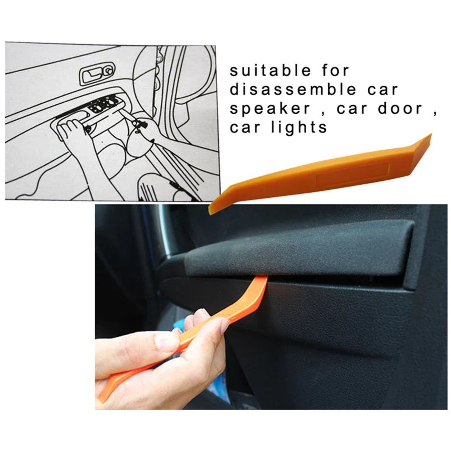 4-Piece Car Panel Trim Removal Tool Kit – Plastic Pry Set