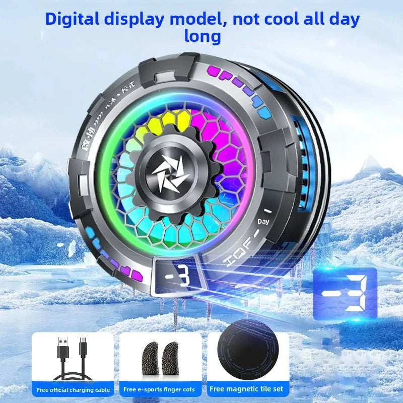 phone cooler for games mobile phone cooler gaming cooling fan mobile phone radiator phone cooling fan to cool magnetic cooler Peaceful Pleasures Health and Wellness Black