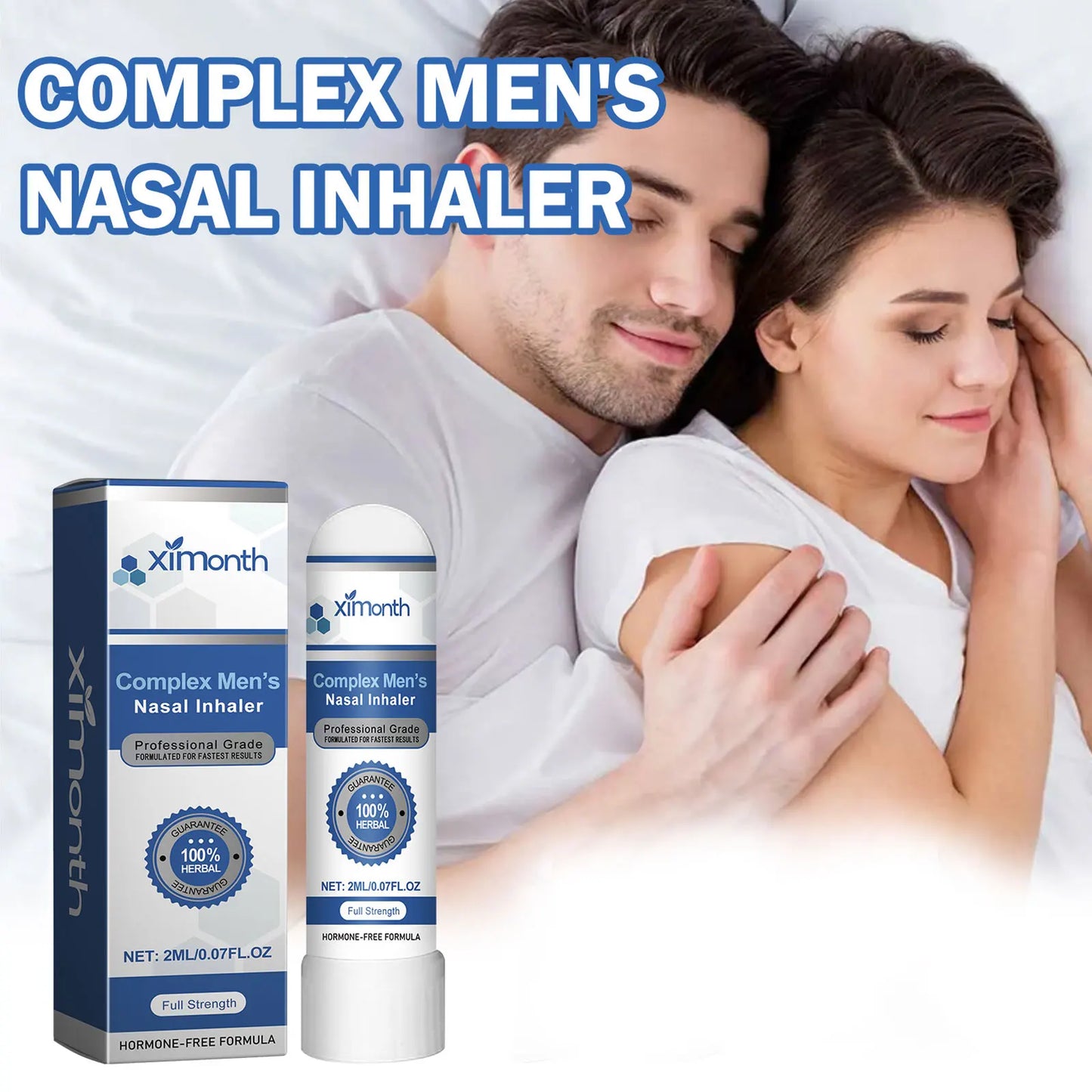 Ximonth Men's Energy Nasal Inhaler – Anti-Fatigue Vitality Boost