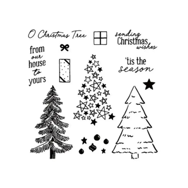 Christmas Carbon Steel Cutting Die & Stamp Set – DIY Crafts