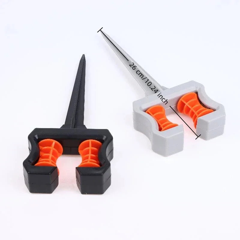 Garden Hose Guide Spike 10.24" ABS Hose Holder & Roller