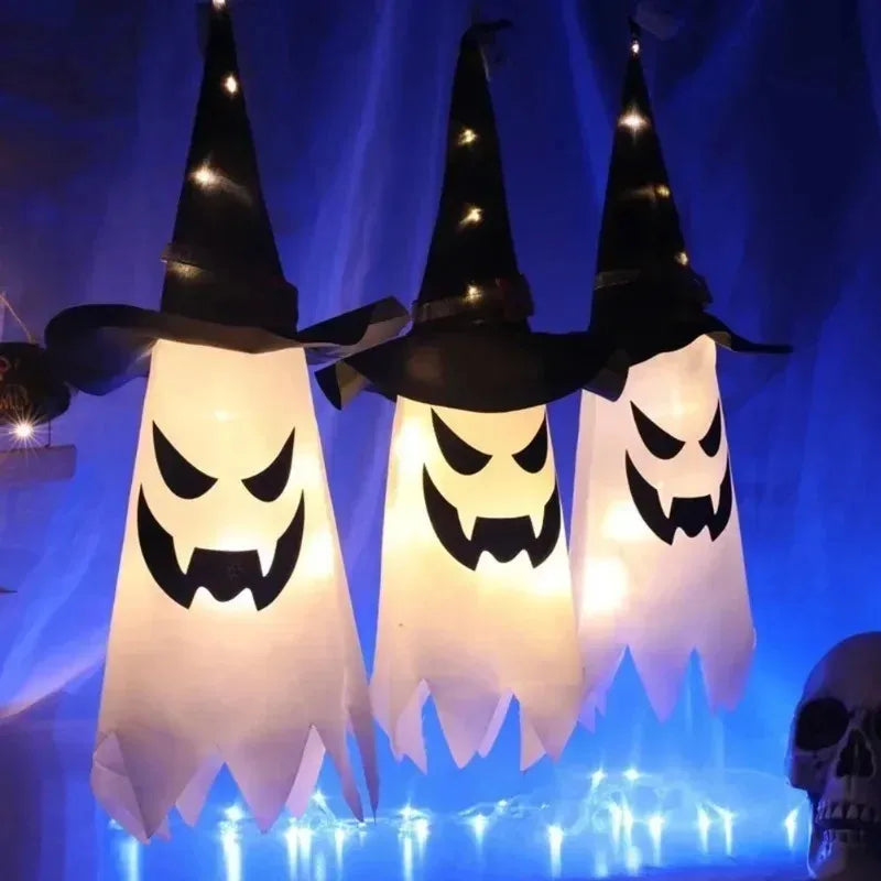 LED Light-Up Witch Hat | Halloween Glow Cosplay Costume