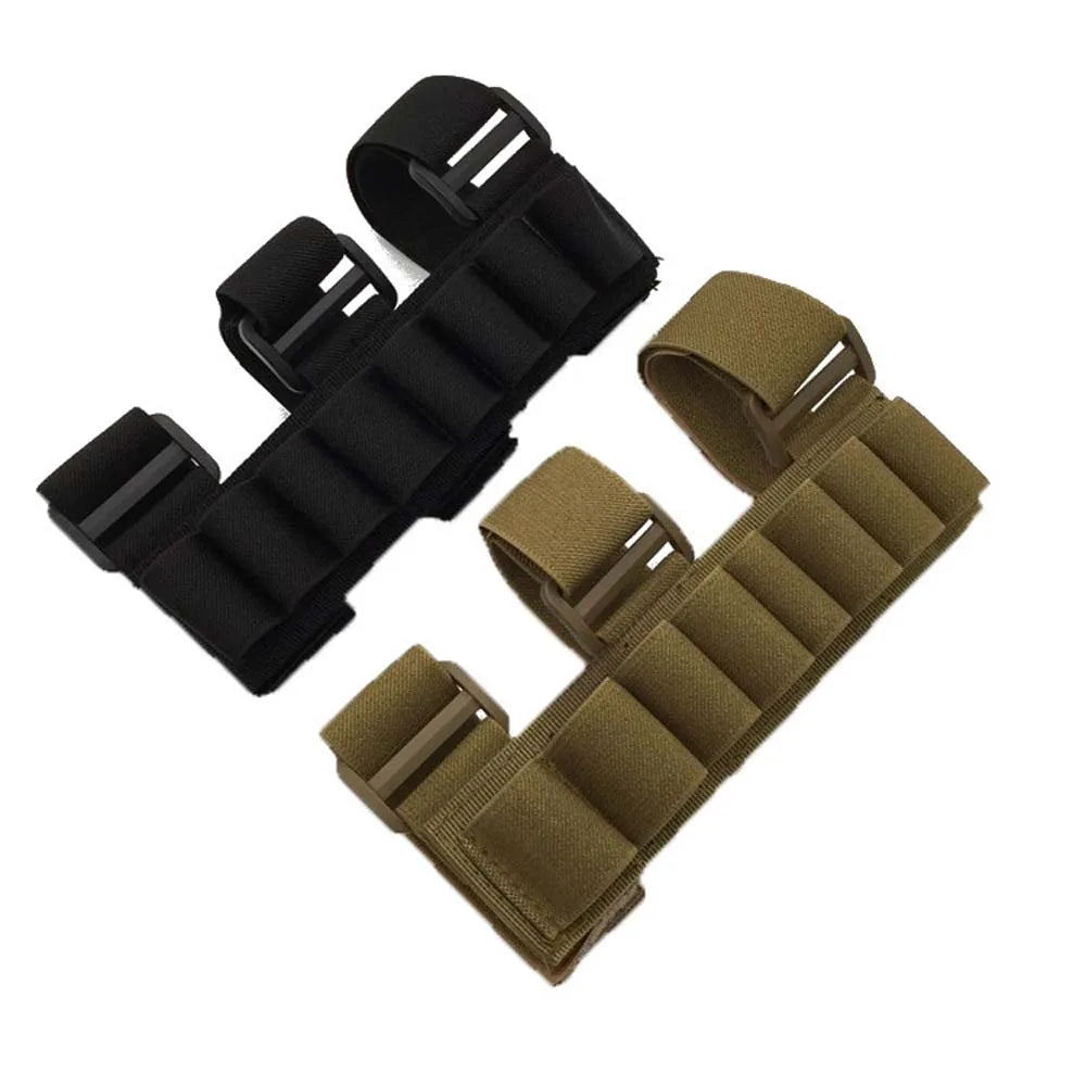 Tactical 8 Round Ammo Pouch Ammo Carrier Bag 12/20 Gauge Molle Shotgun Bullet Shell Holder Rifle Cartridge Hunting Accessories ﻿ Peaceful Pleasures Health and Wellness