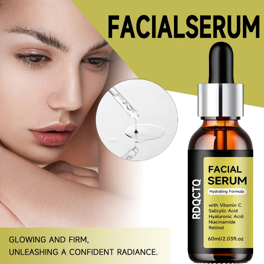 Vitamin C & Hyaluronic Acid Facial Serum – Niacinamide & Retinol