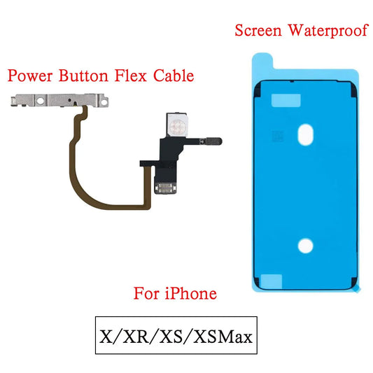 iPhone X XR XS Max Power Button Flex Cable – LED & Mic Phone Repair Flex Cable Oasis Select