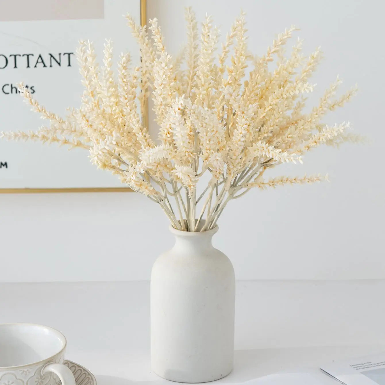 Artificial Wheat Ear Stems | Wedding & Home Garden Decor