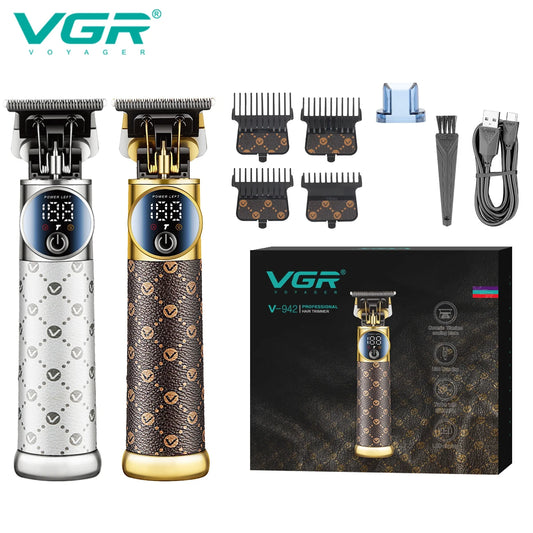 VGR 942 Hair Trimmer Professional USB Hair Clipper Electric Clipper T9 Hair Cutting Machine Mini Haircut Machine Trimmer for Men Peaceful Pleasures Health and Wellness