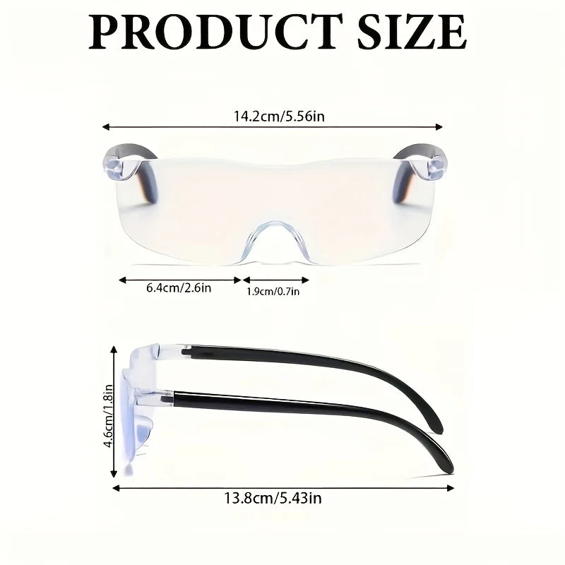 300% Handheld Magnifying Glass – Frameless Pocket Magnifier