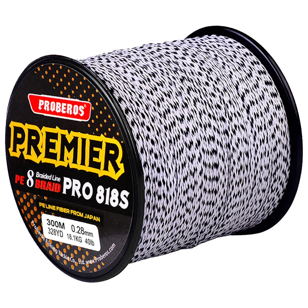 8-Strand 300m PE Braided Fishing Line – Saltwater & Rock